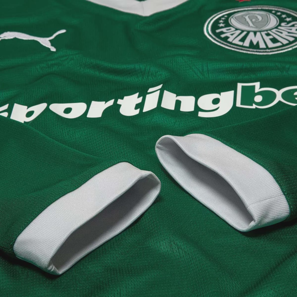 Imagem 4 do produto Camisa Manga Longa do Palmeiras Puma I 2025 - Masculina