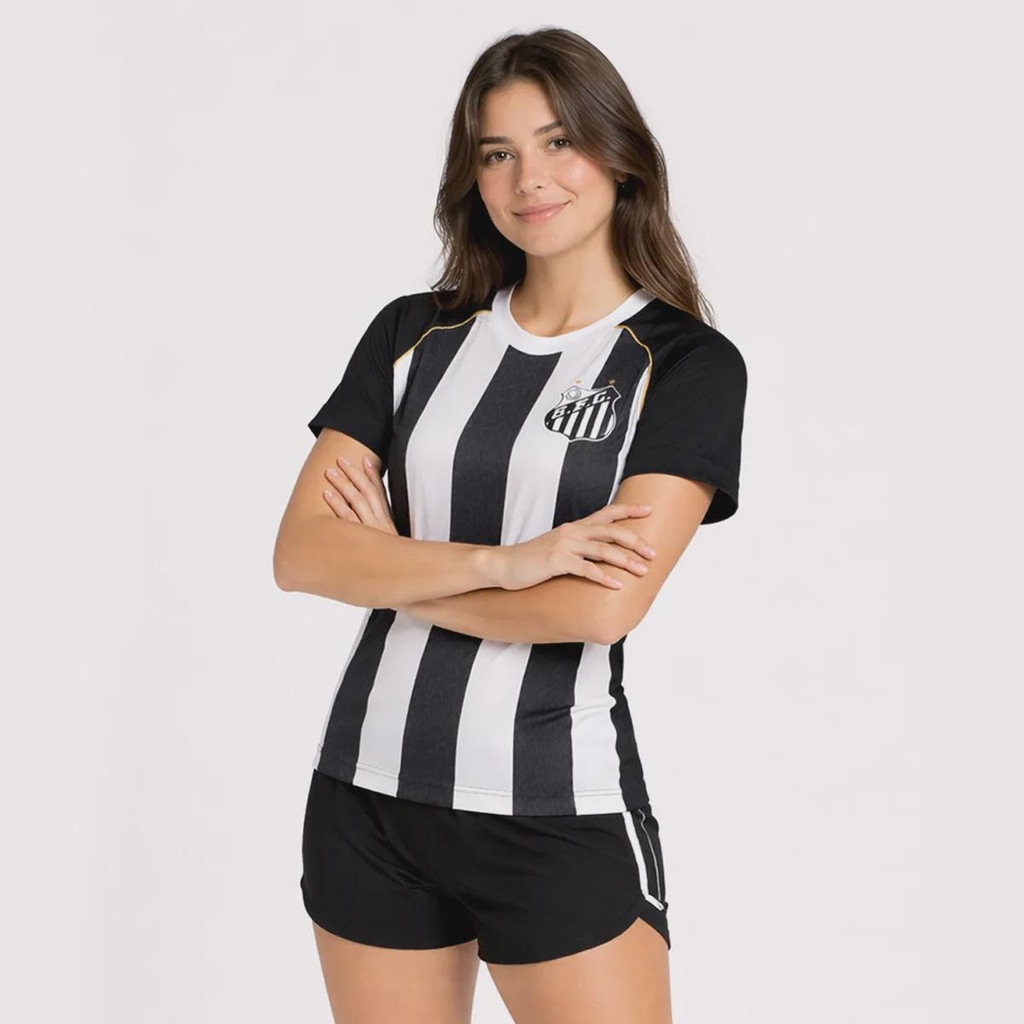 Imagem 3 do produto Camisa do Santos Mosaico Gabriel B - Feminina