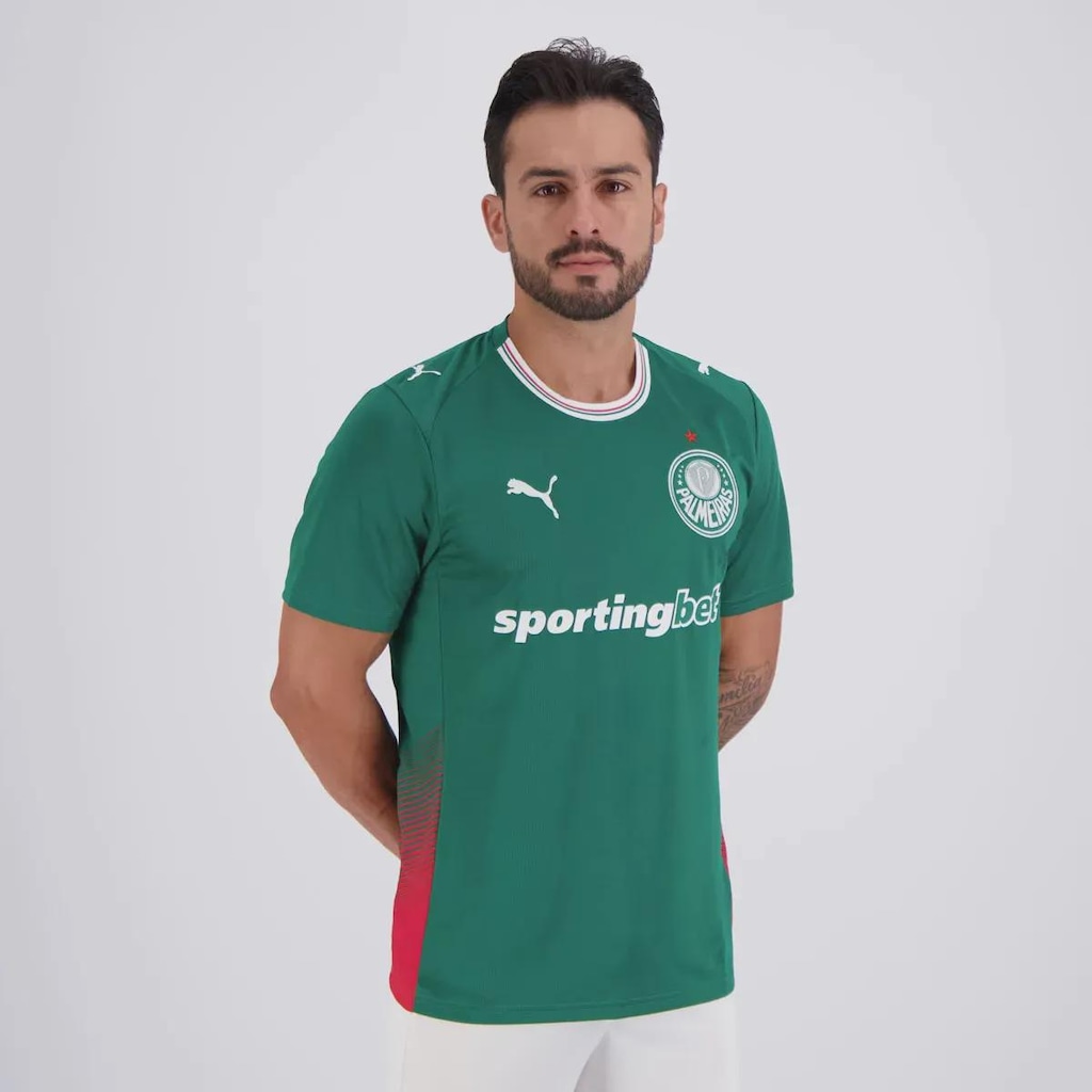 Imagem 3 do produto Camisa do Palmeiras I 2026 15 G. Gómez Puma Masculina