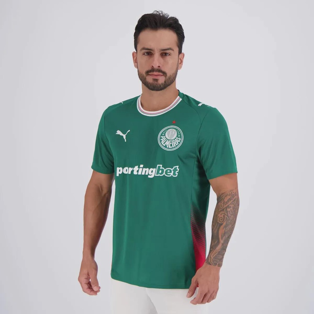 Imagem 4 do produto Camisa do Palmeiras I 2026 15 G. Gómez Puma Masculina