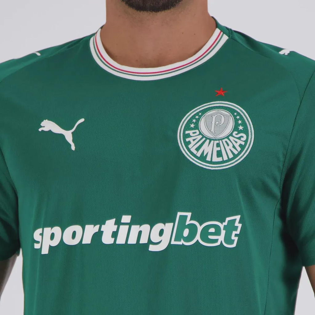 Imagem 5 do produto Camisa do Palmeiras I 2026 15 G. Gómez Puma Masculina