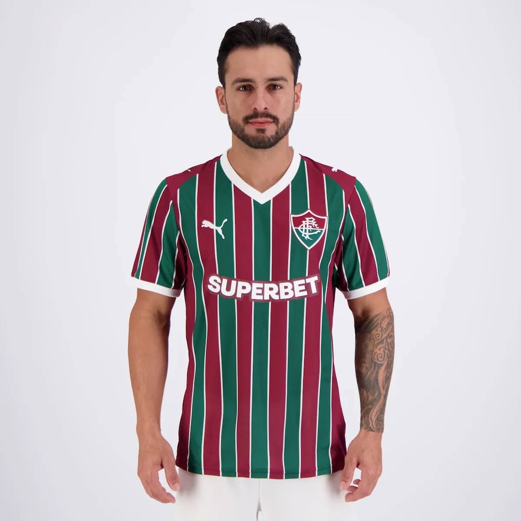 Imagem 2 do produto Camisa do Fluminense I 26/27 13 G. Arana Puma Masculina