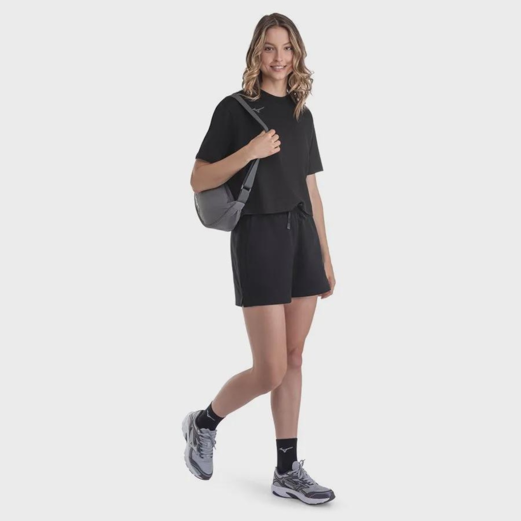 Imagem 5 do produto Camiseta Cropped Mizuno 3 Feminina