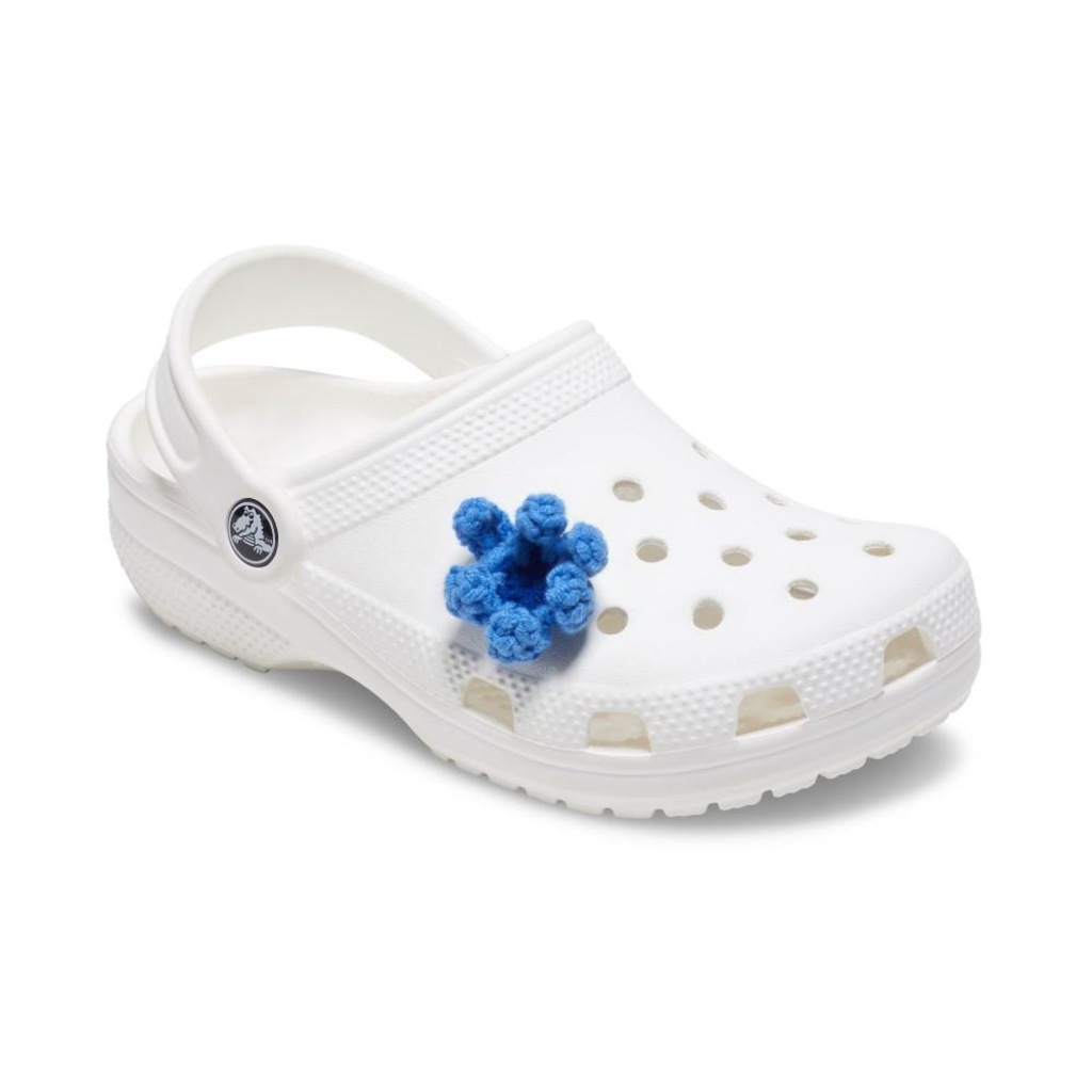 Imagem 2 do produto Jibbitz™ Flor de Crochê Azul Único - Unissex