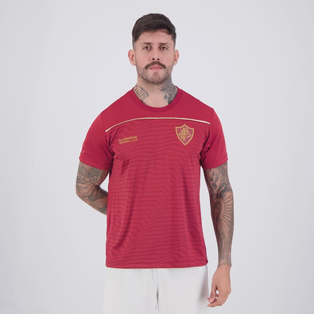 Imagem 2 do produto Camisa Fluminense Fulgor Bordô 14 Cano Masculina