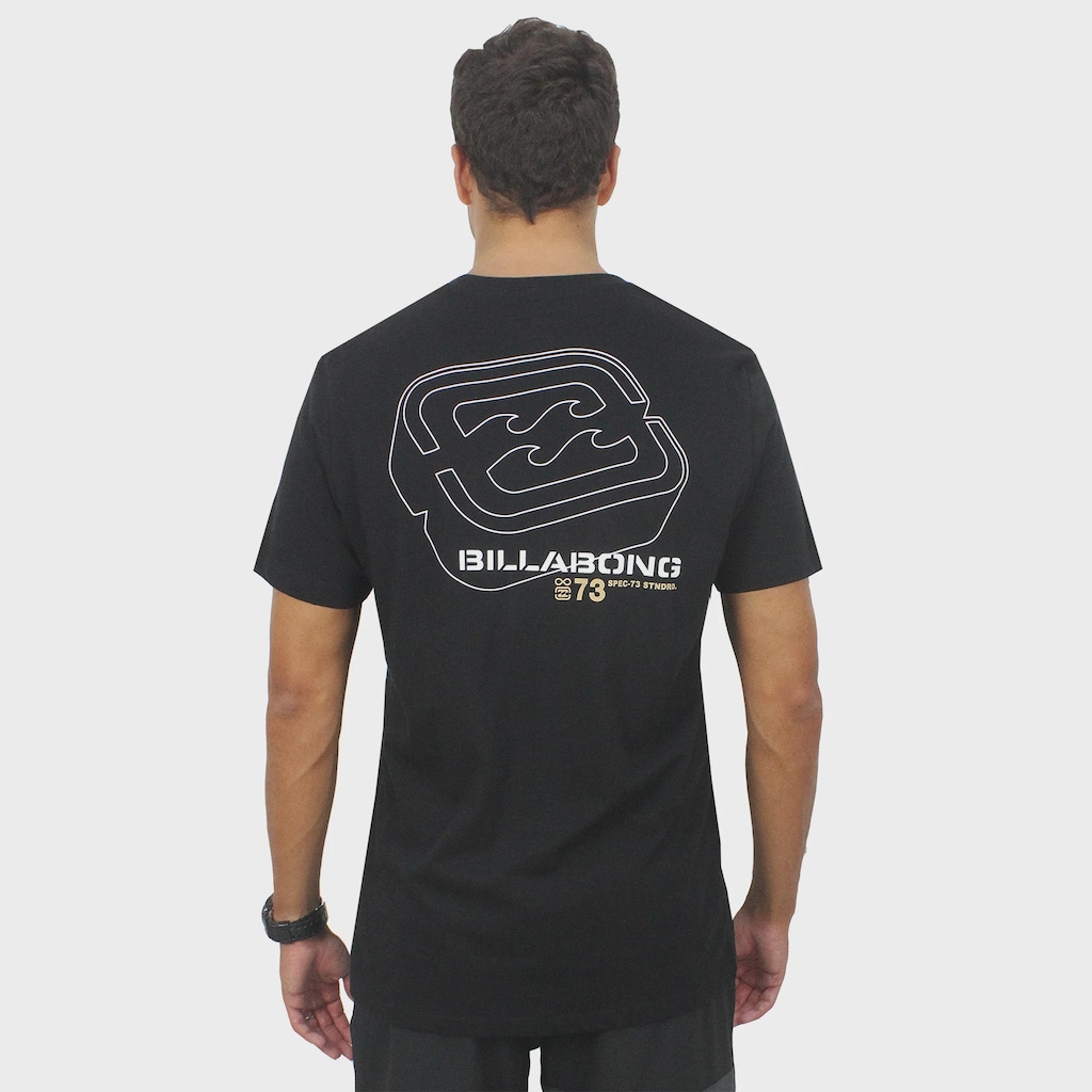 Imagem 2 do produto Camiseta Billalbong Spec 73 II Black Importada - Masculina
