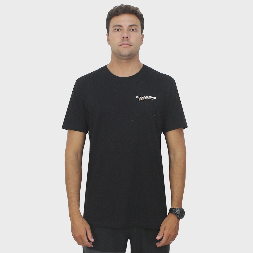 Imagem 3 do produto Camiseta Billalbong Spec 73 II Black Importada - Masculina