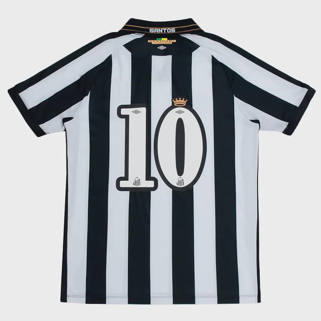 Imagem 2 do produto Camisa Umbro Santos Oficial 2 2026 Masculina - Torcedor N° 10