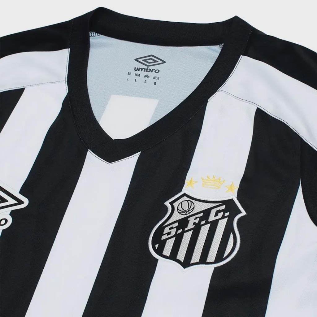 Imagem 3 do produto Camisa Umbro Santos Oficial 2 2026 Feminina - Torcedora