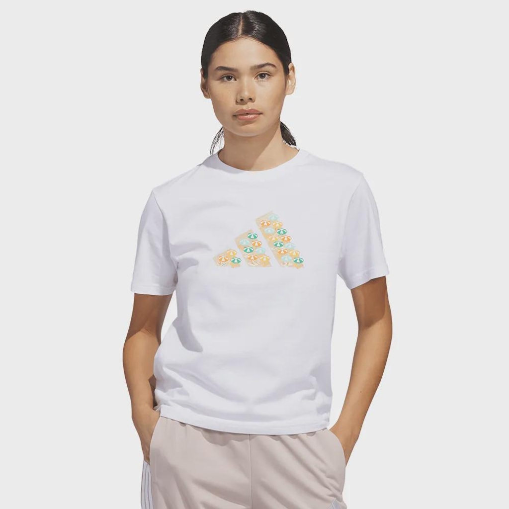 Imagem 2 do produto Camiseta adidas Umbrellas Big Logo Feminina