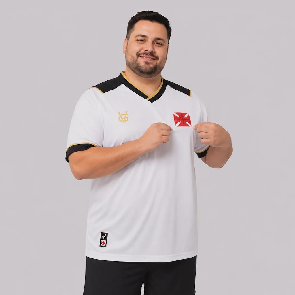 Imagem 3 do produto Camisa Vasco Nobre Cruz Plus Size Masculina