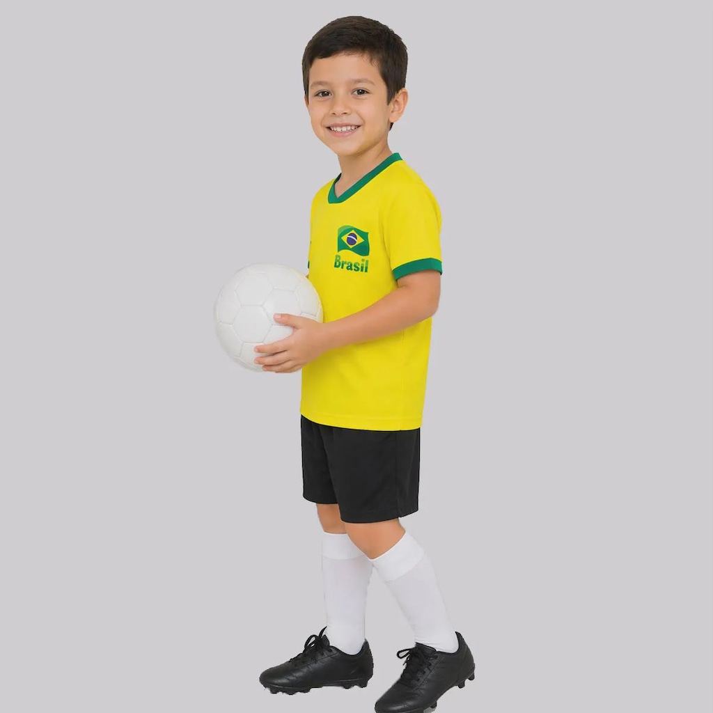 Imagem 4 do produto Camisa Brasil Flag Infantil