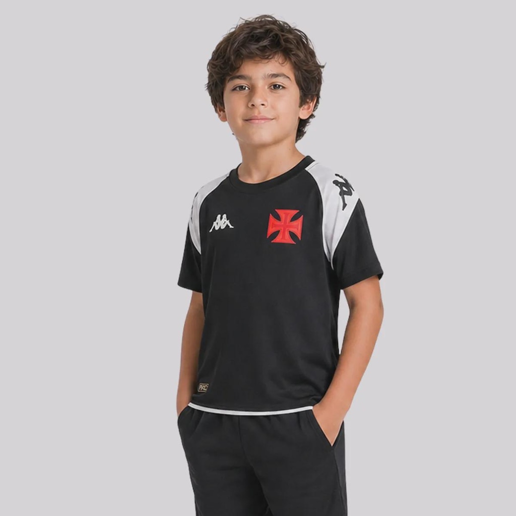 Imagem 3 do produto Camisa do Vasco Treino Comissão 24/25 Kappa Infantil