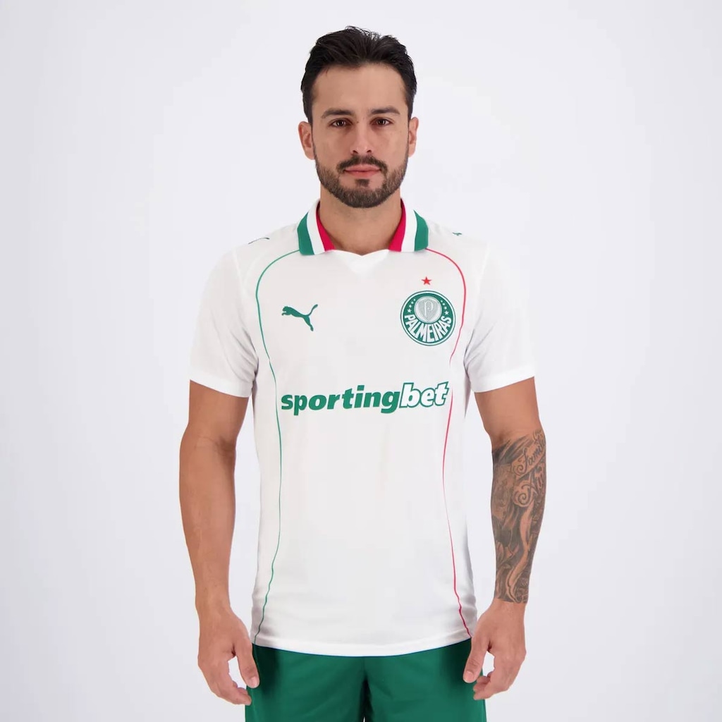 Imagem 2 do produto Camisa do Palmeiras II 26/27 9 Vitor Roque Puma Masculina