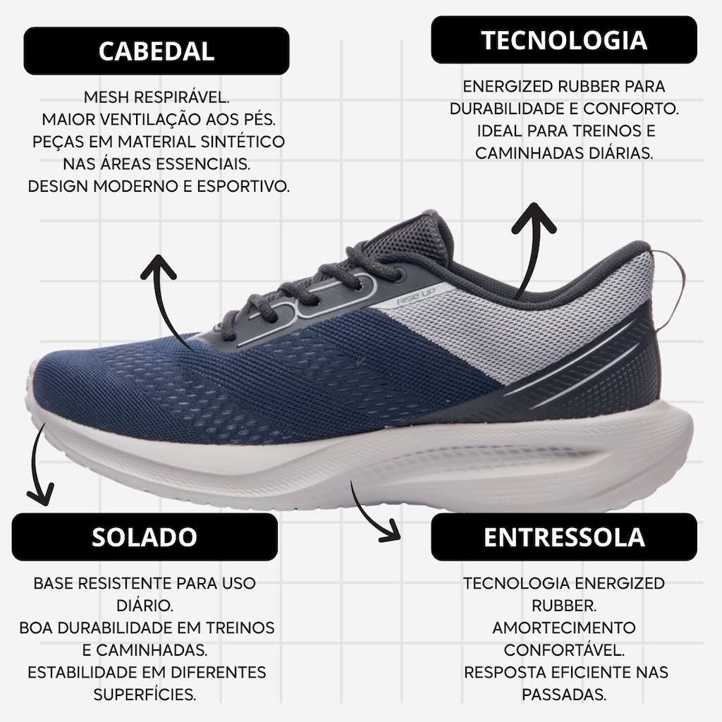 Imagem 5 do produto Tênis Masculino Fila Rise Up