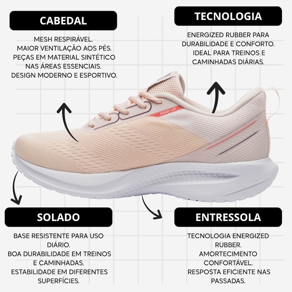 Imagem 5 do produto Tênis Feminino Fila Rise Up