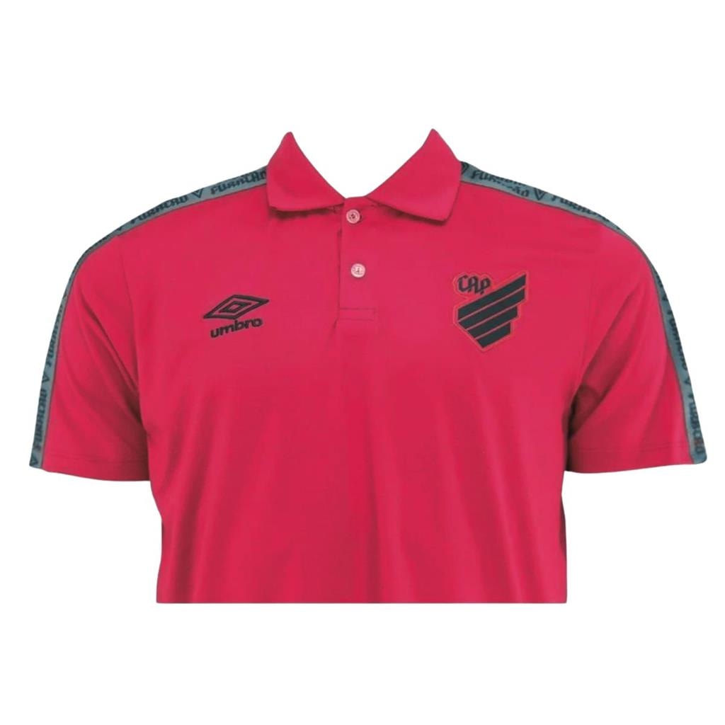 Imagem 2 do produto Camisa do Athletico Paranaense Polo Viagem 2022 Umbro - Masculina