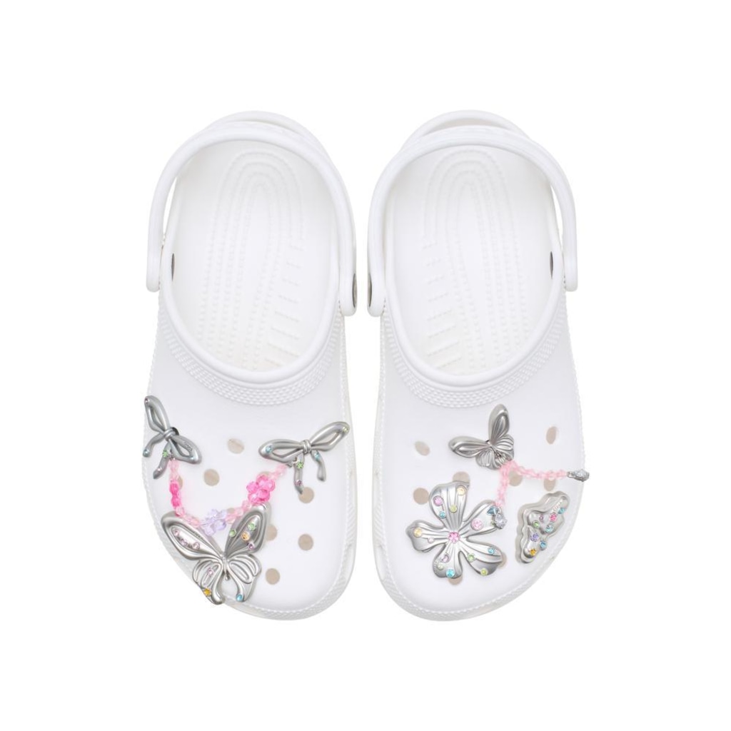 Imagem 2 do produto Jibbitz™ Crocs Jóias Fantasia Prateadas Pack com 5 Peças
