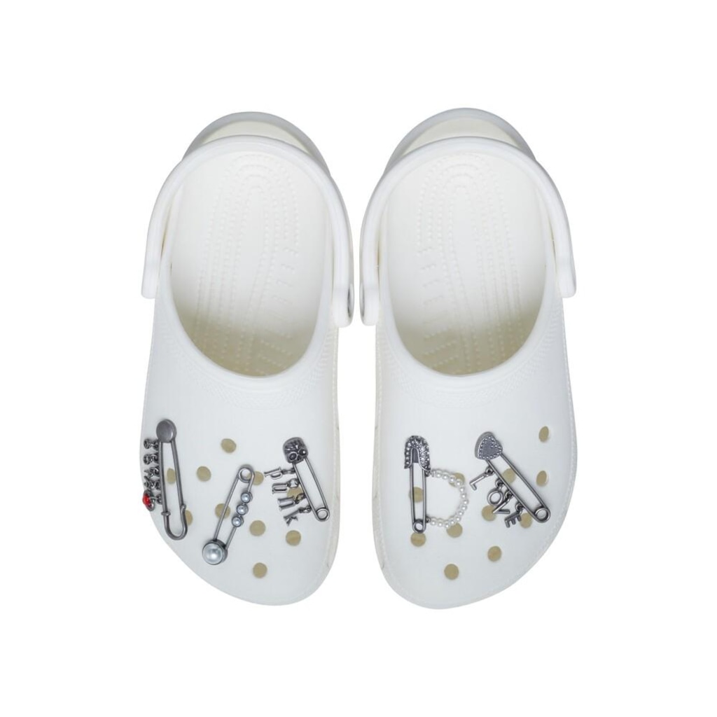 Imagem 2 do produto Kit Jibbitz™ Crocs Love Punk Goth Pin Pack com 5 Peças