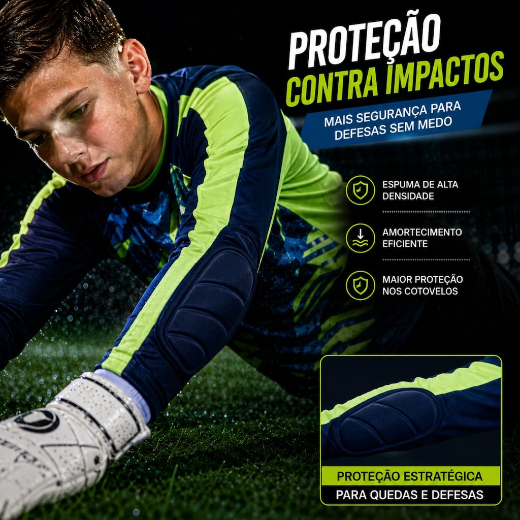 Imagem 3 do produto Camisa Goleiro Poker Defender Junior