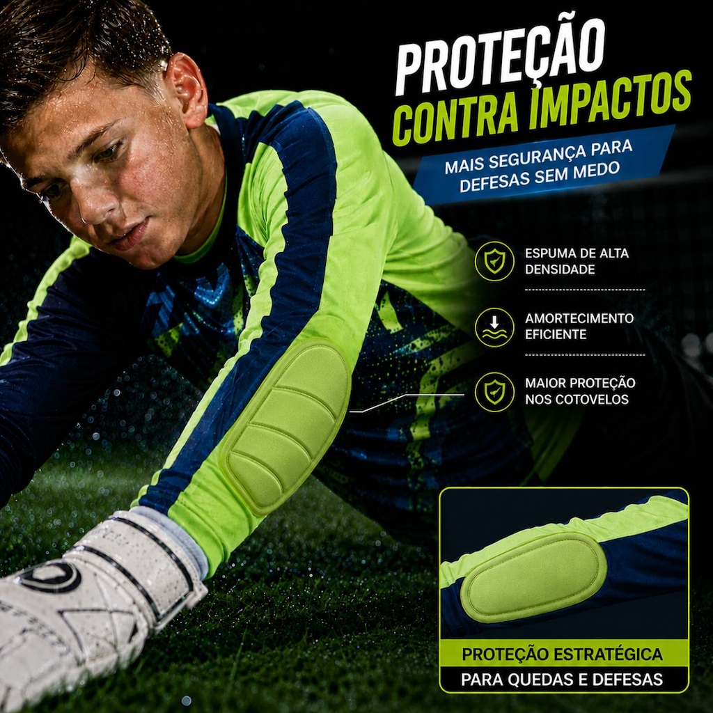 Imagem 3 do produto Camisa Goleiro Poker Defender Junior