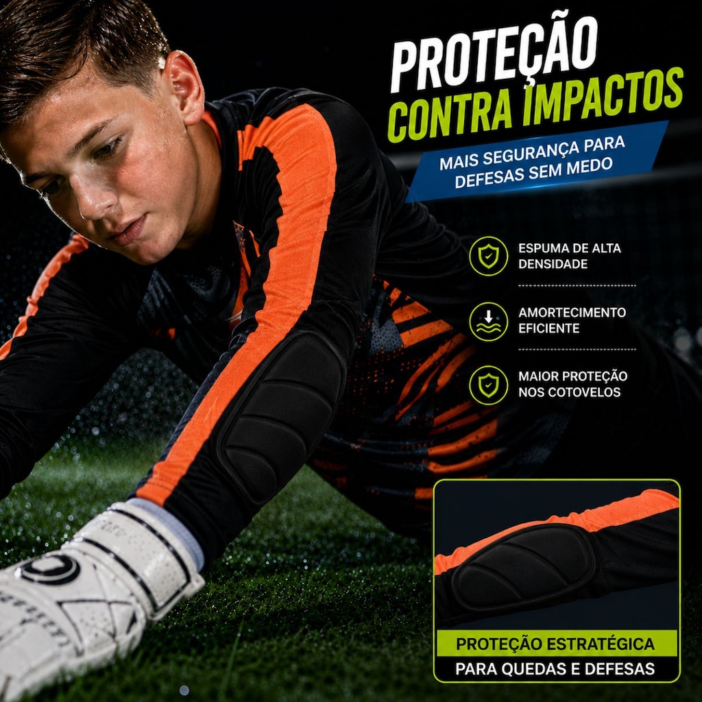 Imagem 3 do produto Camisa Goleiro Poker Defender Junior