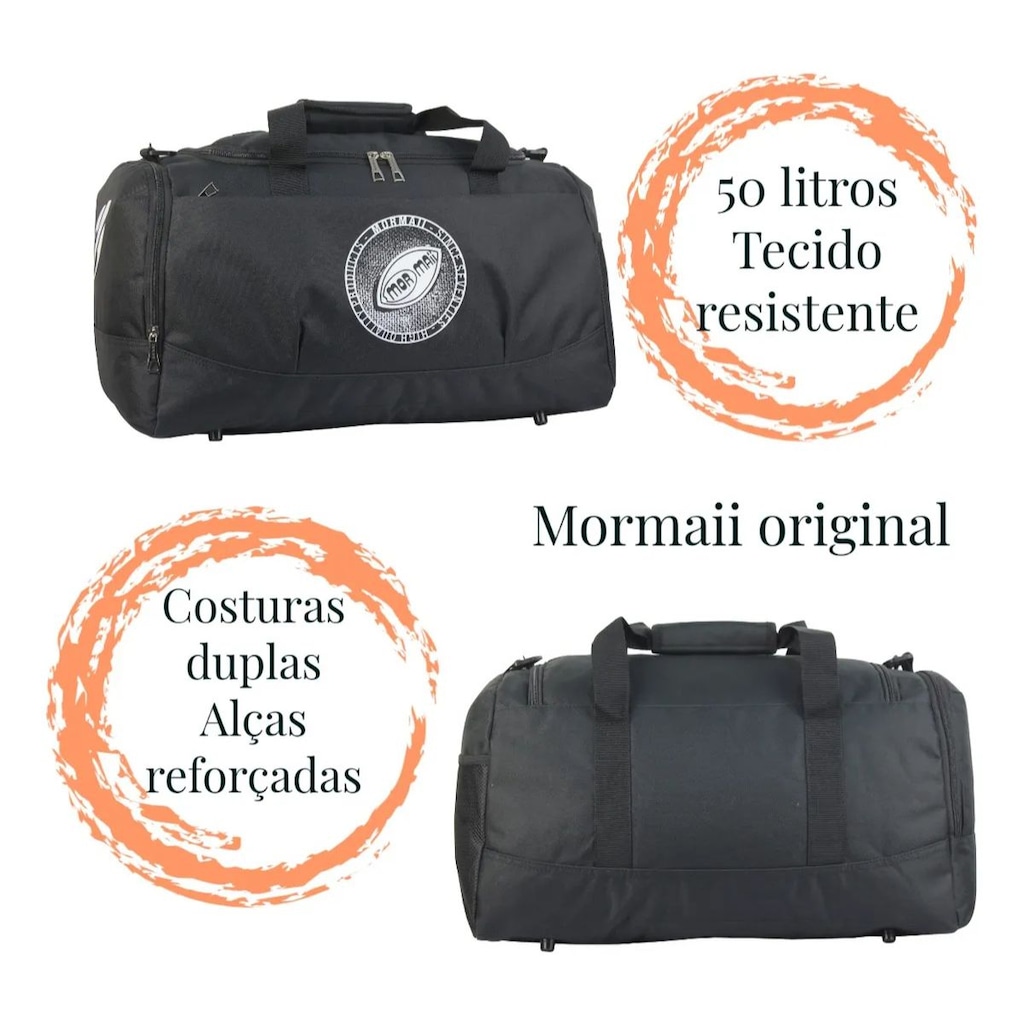 Imagem 4 do produto Mala de Mão Mormaii Viagem Academia Surf Esportiva - 50 Litros