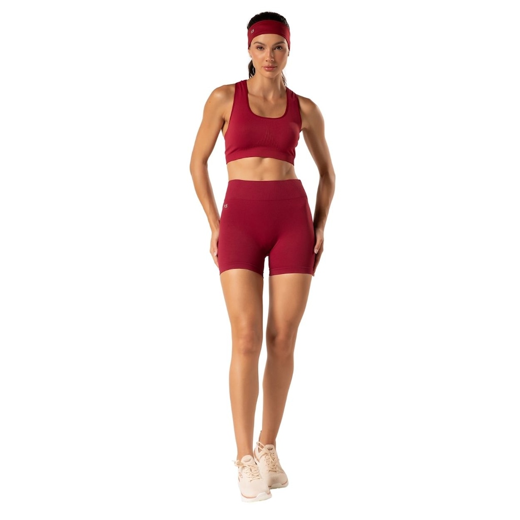 Imagem 4 do produto Short Feminino Liso Sem Costura