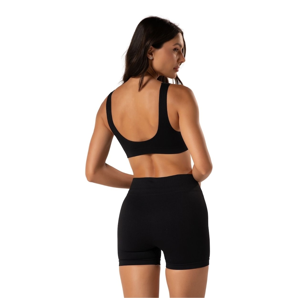 Imagem 4 do produto Short Feminino Liso Sem Costura