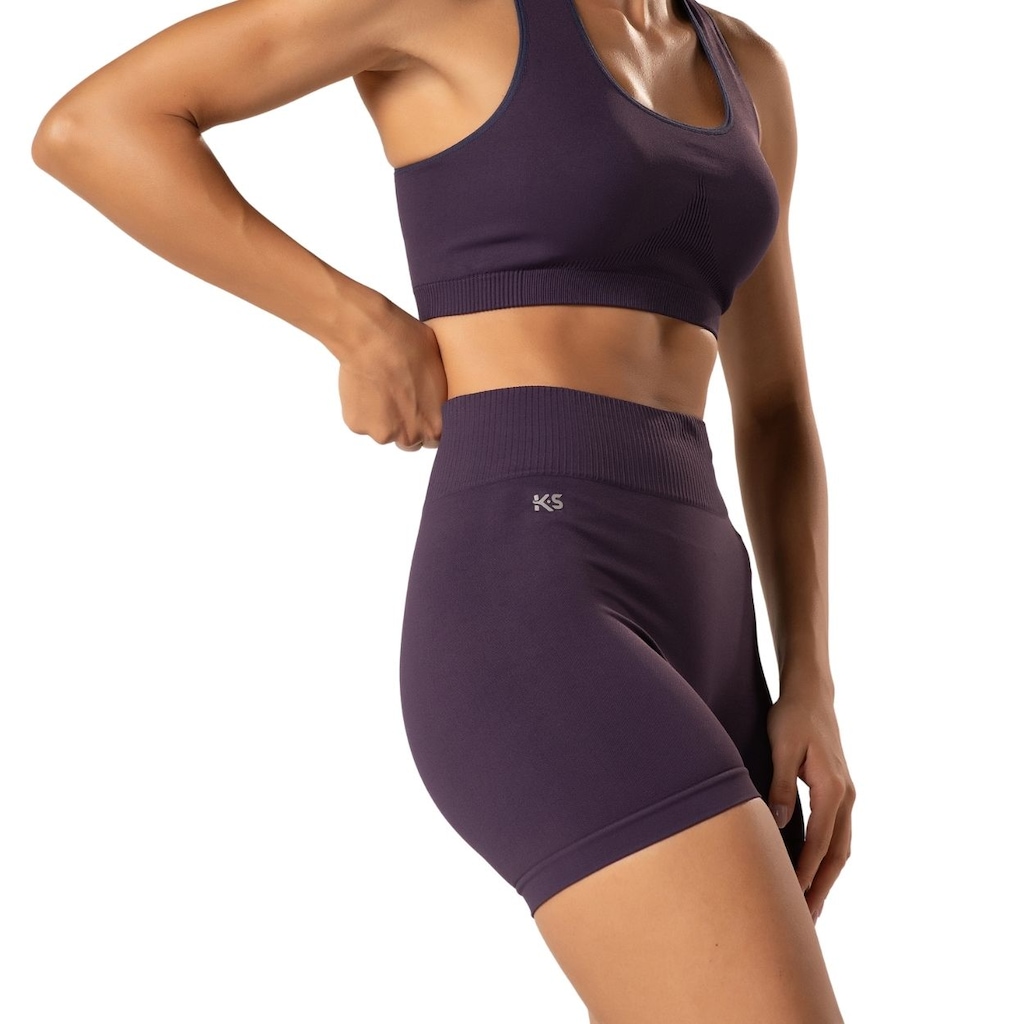 Imagem 2 do produto Short Feminino Liso Sem Costura