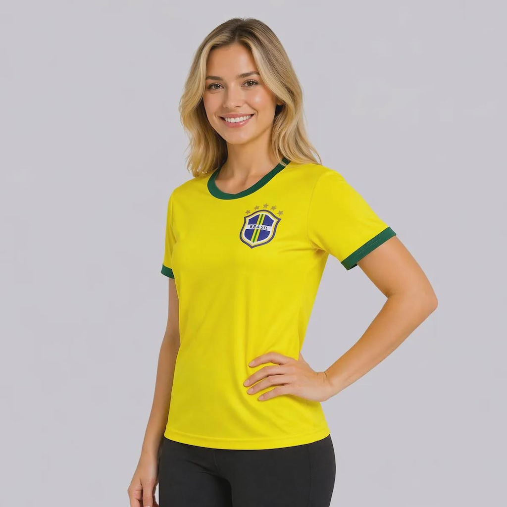Imagem 3 do produto Camisa FutFanatics Brasil Canarinho Feminina