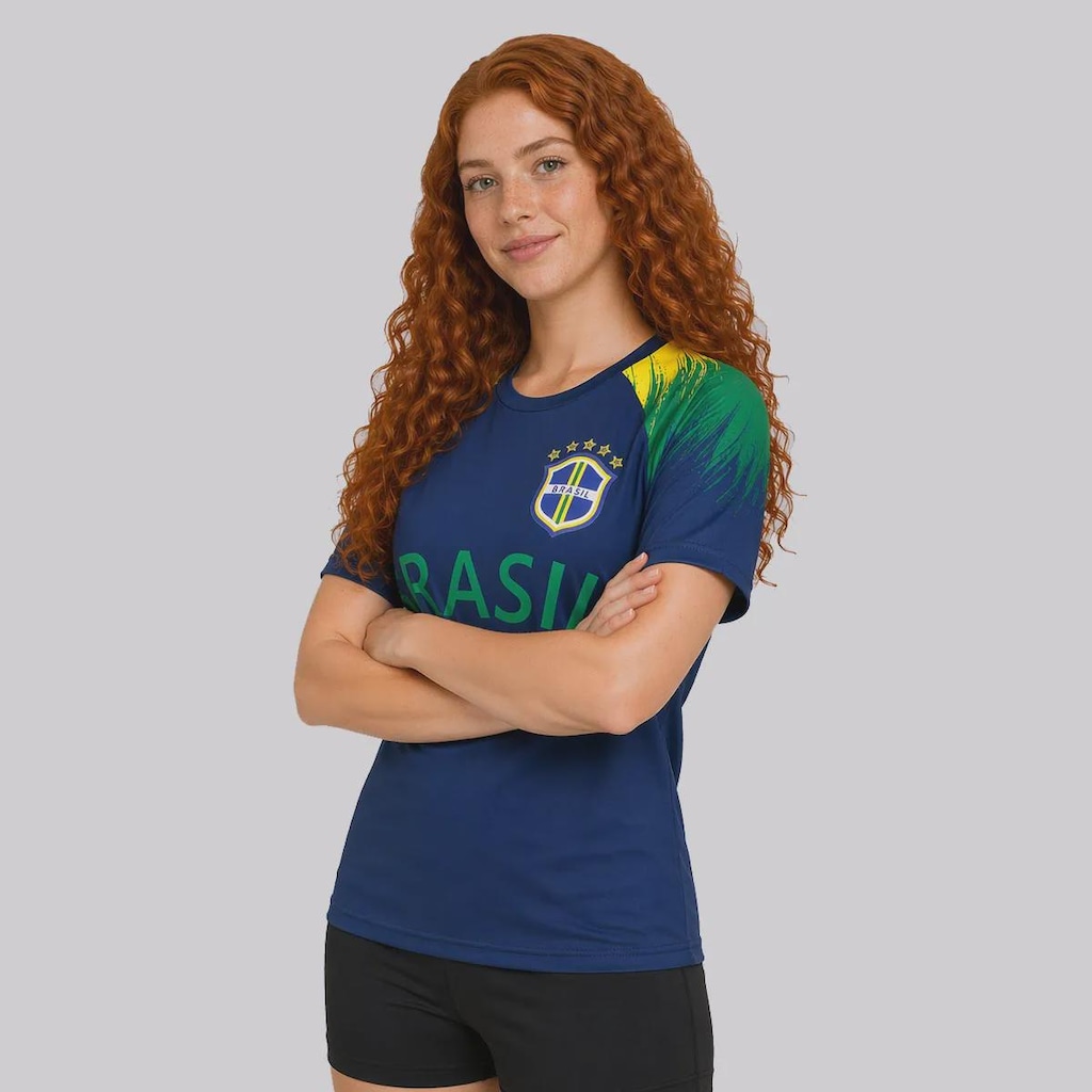 Imagem 2 do produto Camisa FutFanatics Brasil Raglan Feminina