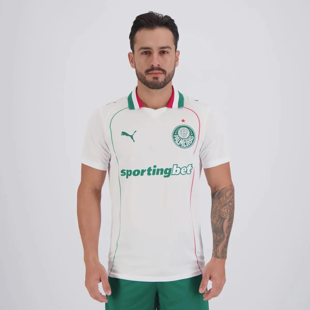 Imagem 2 do produto Camisa do Palmeiras II 2026 10 Paulinho Puma Masculina