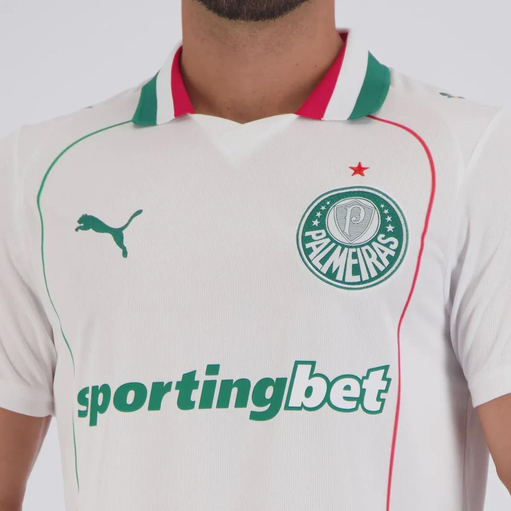 Imagem 5 do produto Camisa do Palmeiras II 2026 10 Paulinho Puma Masculina