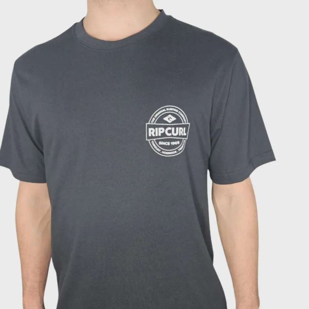 Imagem 2 do produto Camiseta Rip Curl Staple Black - Masculino