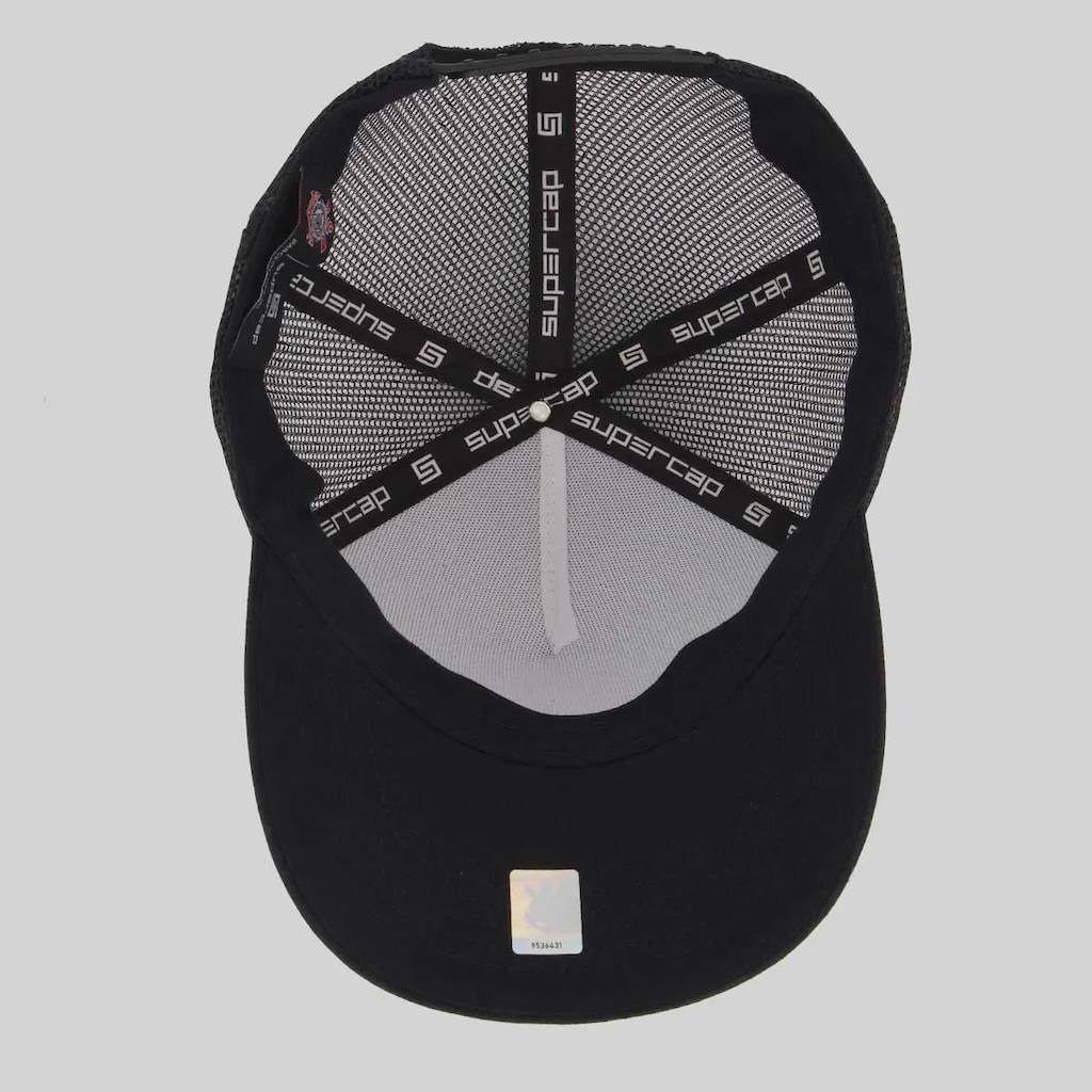Imagem 5 do produto Kit Corinthians 2 Bonés Aba Curva FutFanatics Unissex