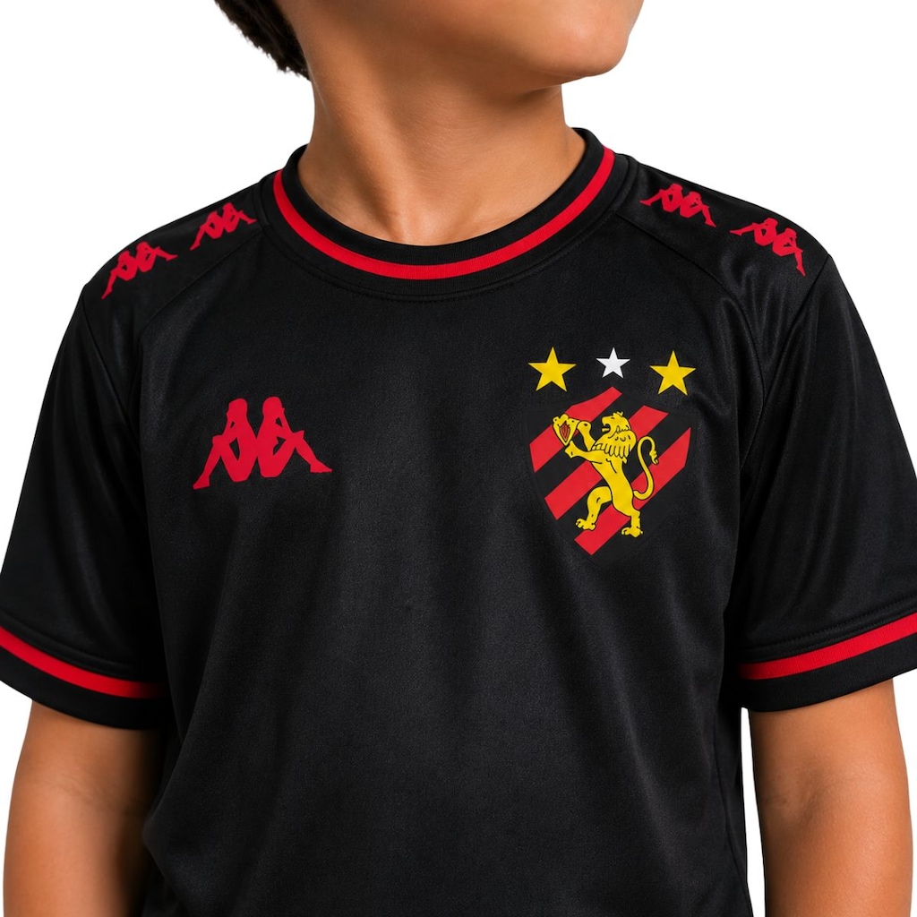 Imagem 3 do produto Conjunto Sport Recife Kappa 2026 Supporter - Infantil