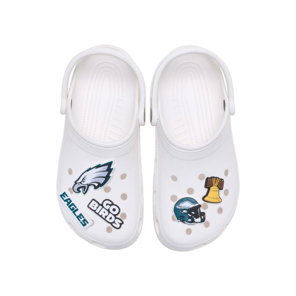 Imagem 2 do produto Jibbitz™ Crocs NFL Philadelphia Eagles Pack com 5 Peças