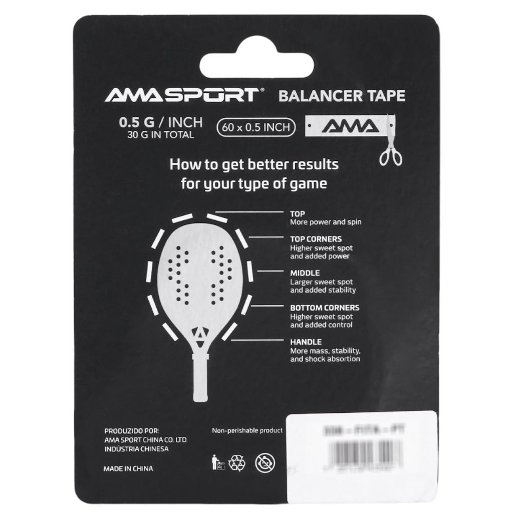 Imagem 3 do produto Fita Balancer Tape Ama Sport em Tungstênio