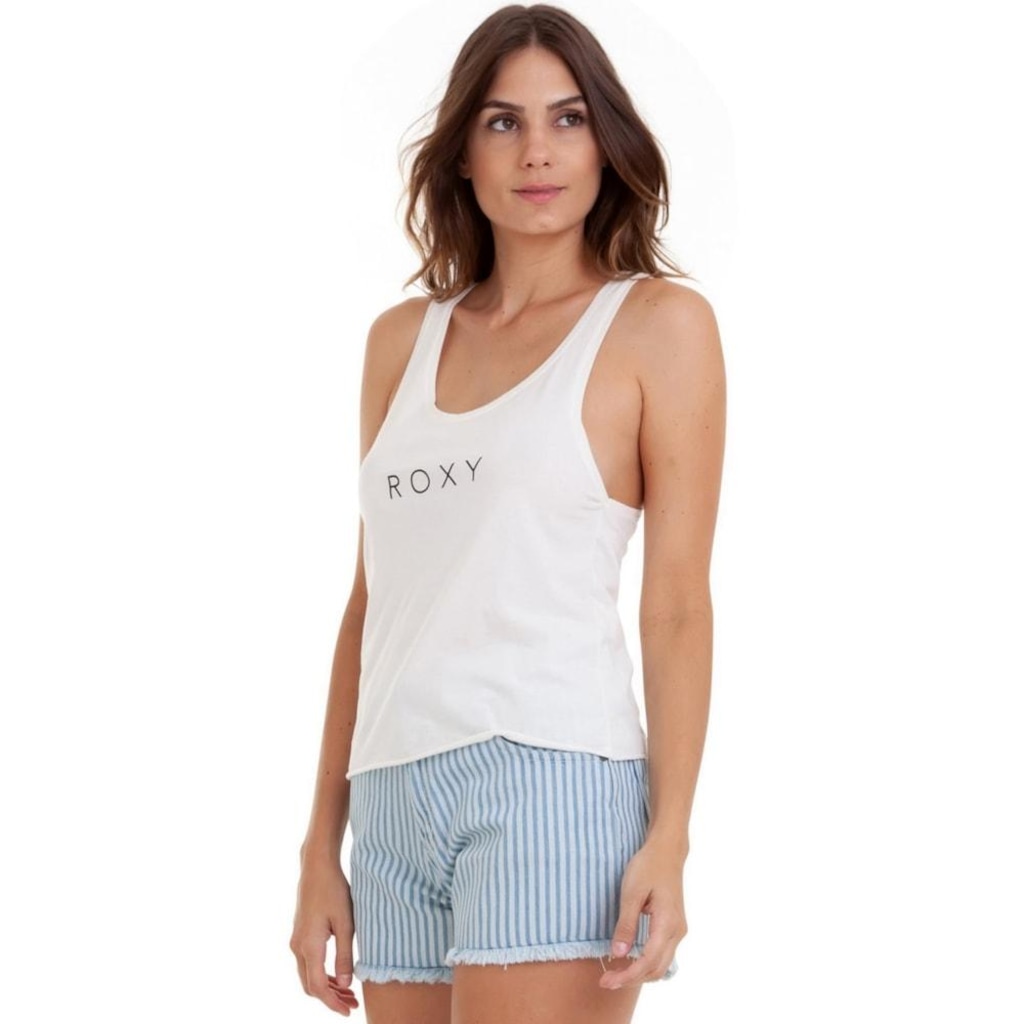 Imagem 2 do produto Camiseta Regata Feminina Roxy Color Block