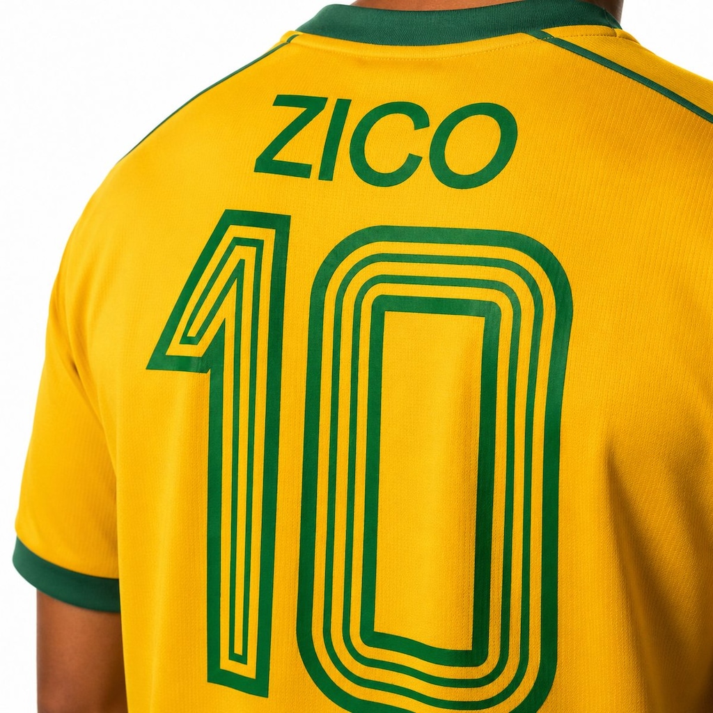 Imagem 5 do produto Camisa do Flamengo Zico Edição Brasil Destino Braziline - Masculina
