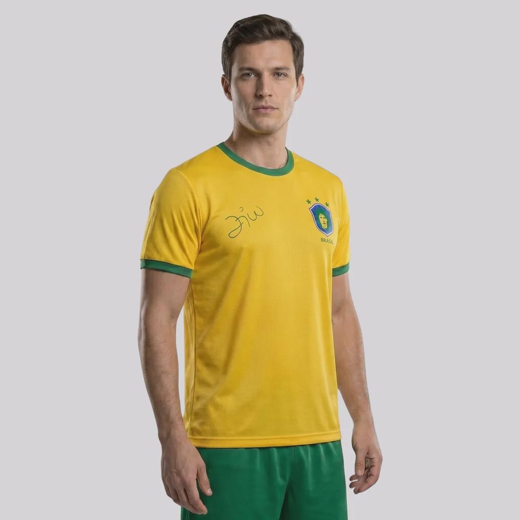 Imagem 2 do produto Camisa do Brasil Zico Galinho - Masculina