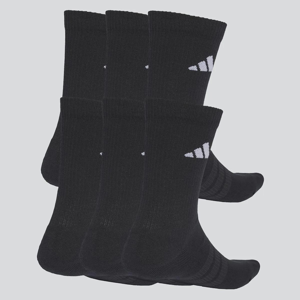 Imagem 2 do produto Kit Meia adidas ESS CRW - 6 Pares