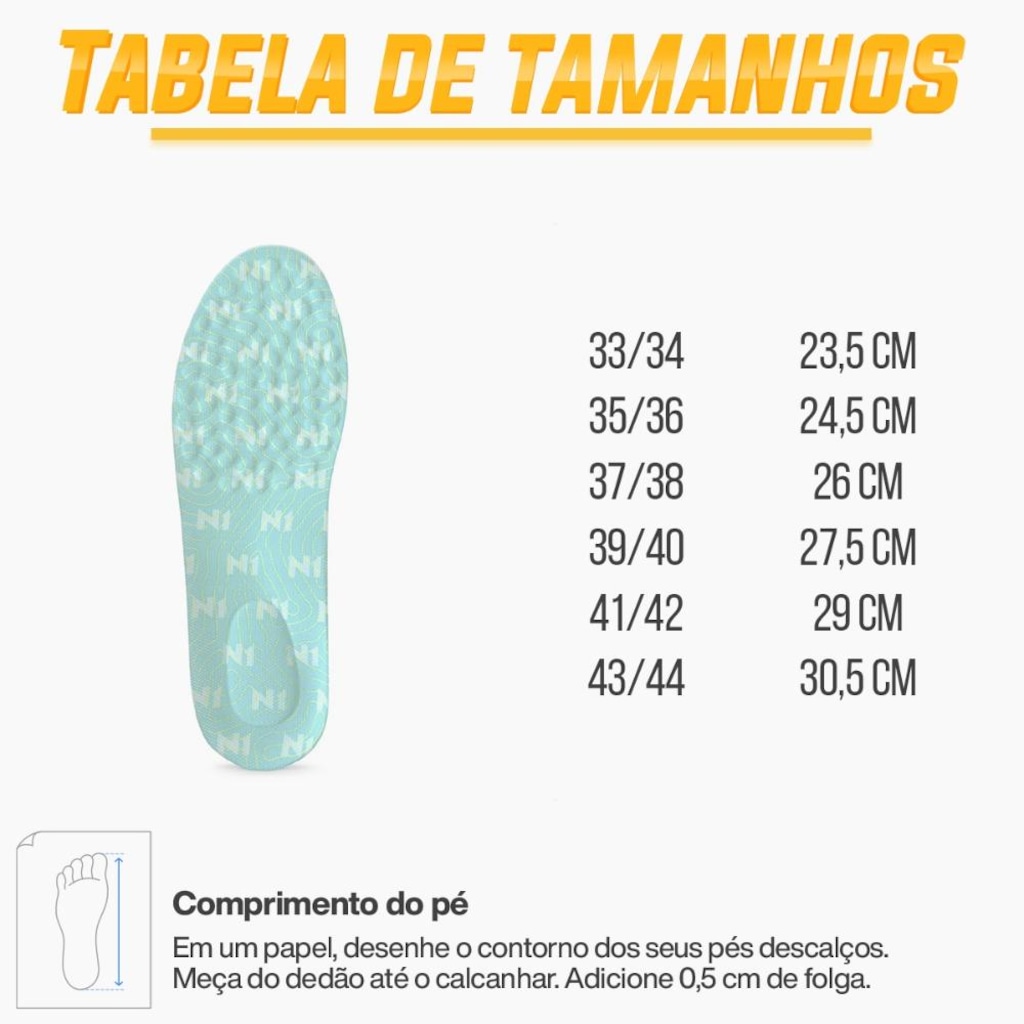 Imagem 5 do produto Palmilha Anatômica N1 Sport Ultra Soft Neutra Pro