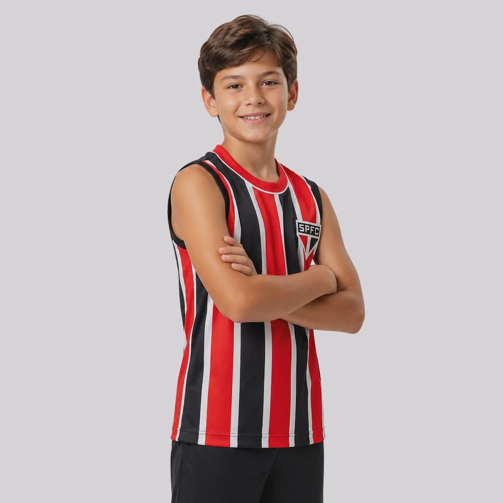 Imagem 2 do produto Camiseta Regata do São Paulo Presença Infantil