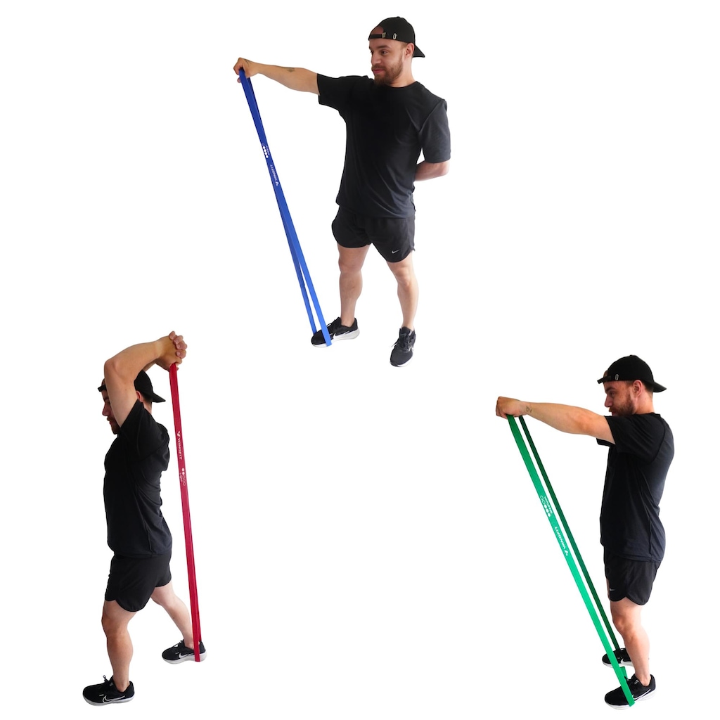 Imagem 5 do produto Kit Super Band 3 Intensidade Yangfit Tecido Elástico Durável