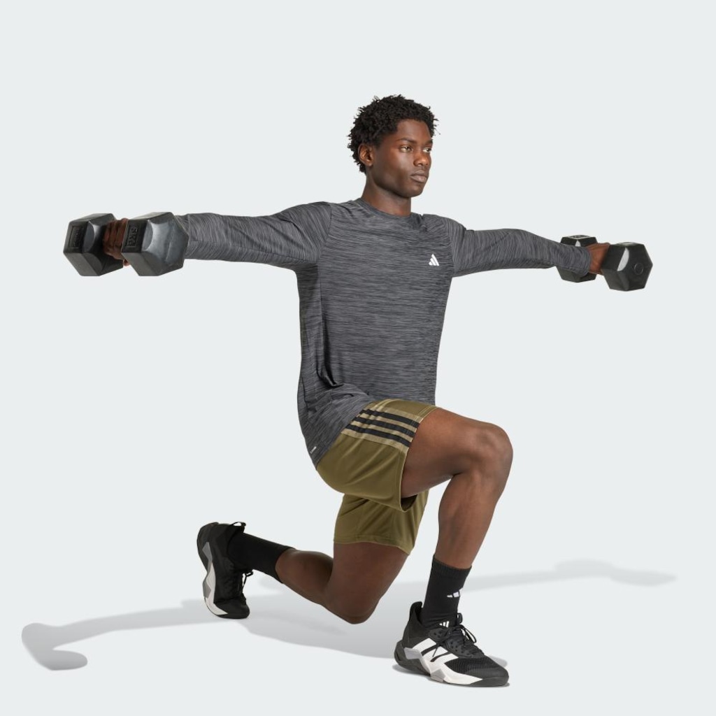 Imagem 4 do produto Shorts de Treino adidas Essentials All-Set 3 Listras Masculino
