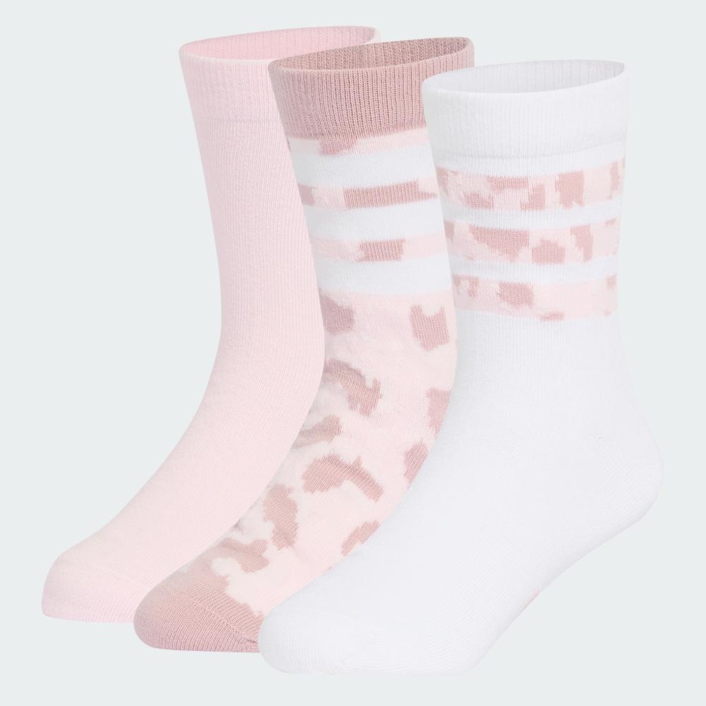 Imagem 2 do produto Kit Meias Estampadas adidas Youth Girls Leo com 3 Pares - Feminina