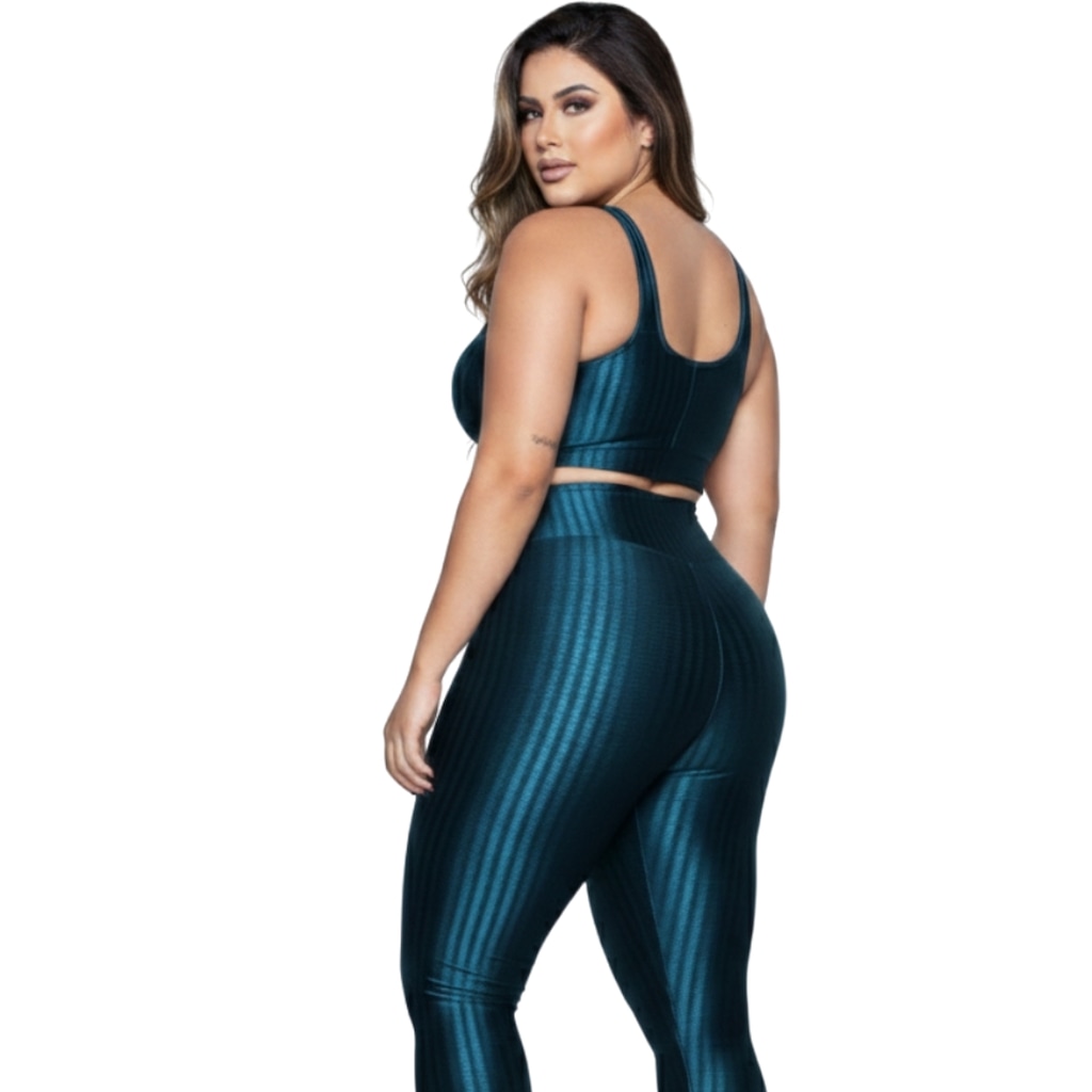 Imagem 2 do produto Top Fitness Plus Size New Zig 3D Vekyo com Bojo - Feminino