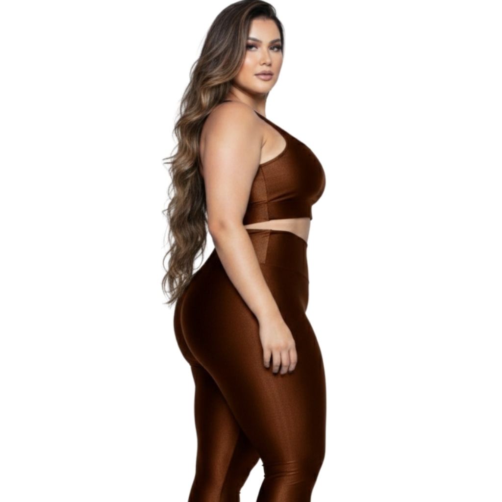 Imagem 2 do produto Top Fitness Plus Size New Zig 3D Vekyo com Bojo - Feminino